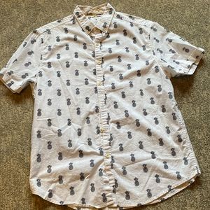 Cactus Man short sleeve slim fit button down